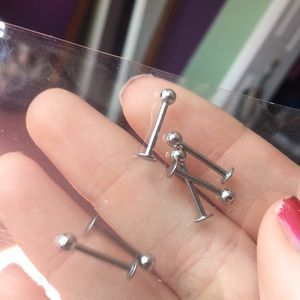💍6💍Labret piercing jewelry